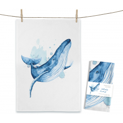 Maluu - Geschirrtuch Whale Jump 70 x 50 cm