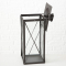 Boltze Laterne Farol (Dekoration für Innen-/Außenbereich, Material Eisen schwarz, Maße 17x17x36 cm)
