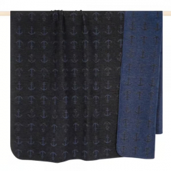 PAD - "Ocean Anchor" Decke dark blue
