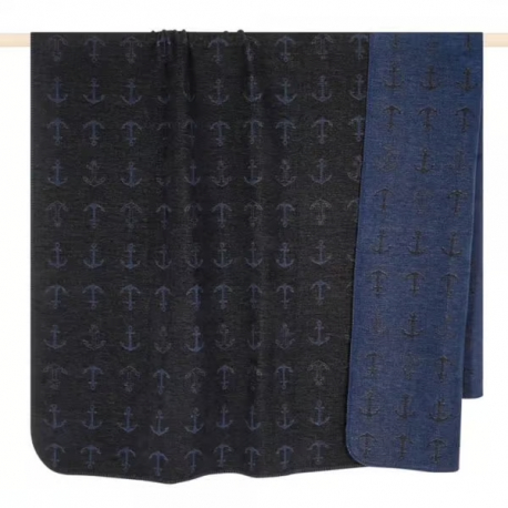 PAD - "Ocean Anchor" Decke dark blue