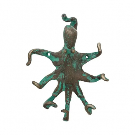 Batela Oktopus Wal Hänger aus Metall