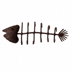 Grätenfisch mit Haken